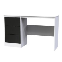 Ready Assembled 2 U Denver 3 Drawer Desk (Ready Assembled) in Black - thumbnail 3