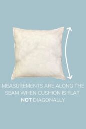 HomeSpace Direct Hollowfibre Cushion Inner - 56x56cm in White - Size: 45 cm x 45 cm - thumbnail 2