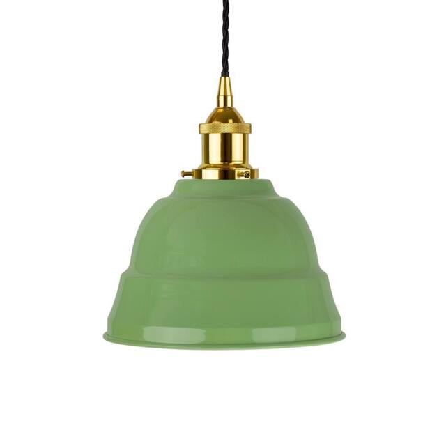 SE Home Mint Green Lincoln Pendant Light - Gold - Black Twisted - image 1