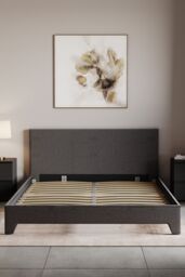 Home Discount Vida Designs Victoria Double Bed Frame Velvet Fabric UKFR Storage in Dark Grey - thumbnail 9