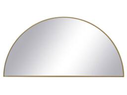 Vente-unique Set Of 2 Half-Circle Design Metal Mirror - W.50 X H.100 Cm - Gilded in Gold - thumbnail 6