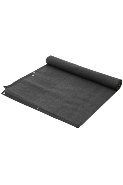 Living and Home 2m x 20m Sunshade Net with Aluminum Grommets in Black - image 1