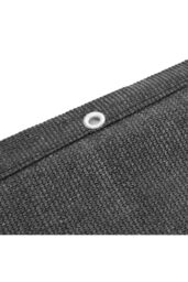 Living and Home 2m x 20m Sunshade Net with Aluminum Grommets in Black - thumbnail 4