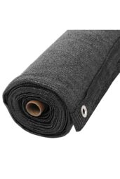 Living and Home 2m x 20m Sunshade Net with Aluminum Grommets in Black - thumbnail 3