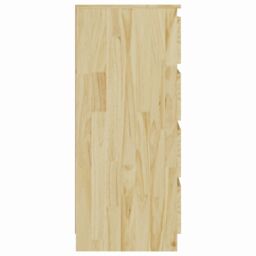 Berkfield Home Side Cabinet 60x36x84 cm Solid Pinewood in Brown - Size: 60 x 36 x 84 cm - thumbnail 4