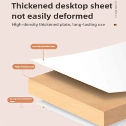 Hinsinc Coffee Table Cloud Tea Table Modern Living Room Desk W/ Storage Shelf in White - thumbnail 4