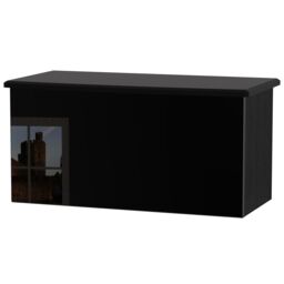 Ready Assembled 2 U Windsor Blanket Box (Ready Assembled) in Black