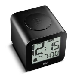 Braun Digital Speaking Alarm Clock in Black - thumbnail 4