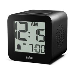 Braun Digital Speaking Alarm Clock in Black - thumbnail 3