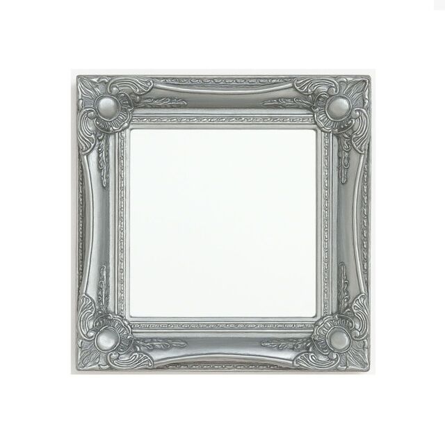 Melody Maison Set Of 4 Ornate Silver Wall Mirrors With Bevelled Glass in Metallic Silver - image 1