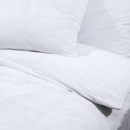 Berkfield Home Duvet Cover Set White 140x200 cm Cotton - thumbnail 7