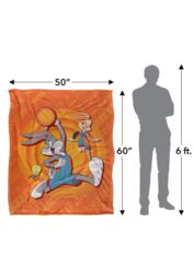 Warner Brothers Space Jam 2 Silky Touch Super Soft Throw Blanket 152x127cm in White - Size: 152x127 cm - thumbnail 3