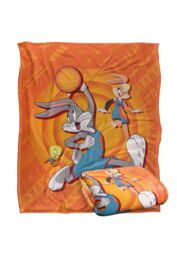 Warner Brothers Space Jam 2 Silky Touch Super Soft Throw Blanket 152x127cm in White - Size: 152x127 cm - thumbnail 2