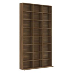 Berkfield Home CD Cabinet Brown Oak 102x23x177.5 cm Engineered Wood - thumbnail 2