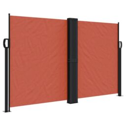 Berkfield Home Retractable Side Awning Terracotta 140x600 cm in Orange - thumbnail 2