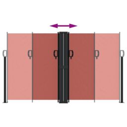 Berkfield Home Retractable Side Awning Terracotta 140x600 cm in Orange - thumbnail 5