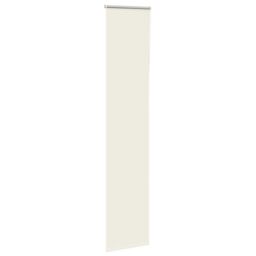 Berkfield Home Roller Blind Blackout Off-White 45x210 cm Fabric Width 40.7 cm Polyester in White - thumbnail 3