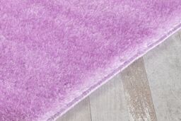 Smart Living Super Soft Fluffy Thick Pile Shimmer Shaggy Area Rugs in Lilac - Size: 80 cm x 150 cm - thumbnail 4