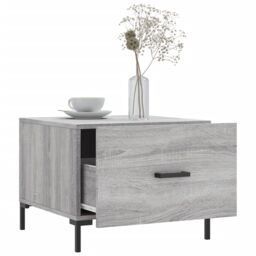 Berkfield Home Coffee Tables 2 pcs Grey Sonoma 50x50x40 cm Engineered Wood - Size: 50 x 50 x 40 cm - thumbnail 4