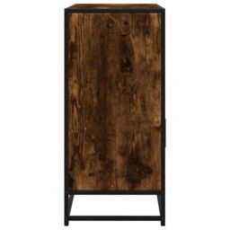 Berkfield Home Sideboard Smoked Oak 100x35x76 cm Engineered Wood in Brown - Size: 100 x 35 x 76 cm - thumbnail 5