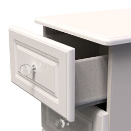 Ready Assembled 2 U Stratford 5 Drawer Tall Bedside (Ready Assembled) in Taupe - thumbnail 5