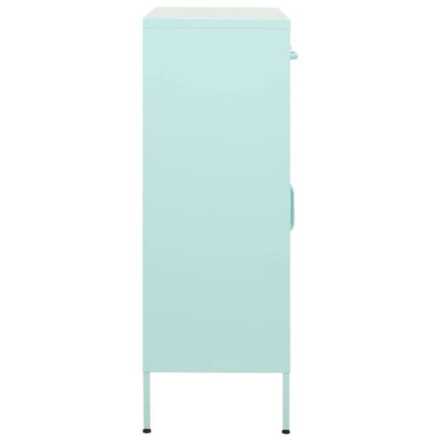 Berkfield Home Storage Cabinet Mint 80x35x101.5 cm Steel - image 1