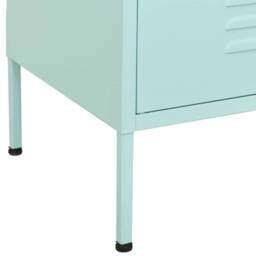 Berkfield Home Storage Cabinet Mint 80x35x101.5 cm Steel - thumbnail 7