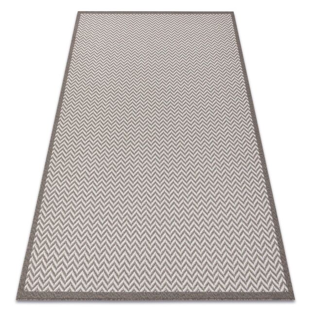RugsX Sisal Bordero Rug in Yellow - Size: 120 cm x 170 cm - image 1