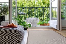 RugsX Sisal Bordero Rug in Yellow - Size: 120 cm x 170 cm - thumbnail 4