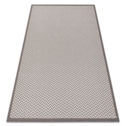 RugsX Sisal Bordero Rug in Yellow - Size: 120 cm x 170 cm - thumbnail 1