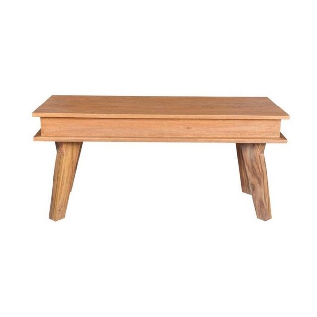 Indian Hub Jodhpur Sheesham Dining Bench - Medium - Wood - L40 x W100 x H45 cm in Brown - image 1