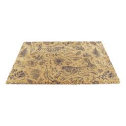 Artsy Mats Hare Print Doormat (60 x 40cm) in Brown - Size: 40 cm x 60 cm - thumbnail 5