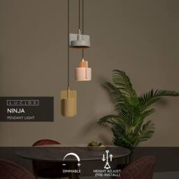 Netlighting Ninja Pendant light 3xE27 MultiColour - thumbnail 2