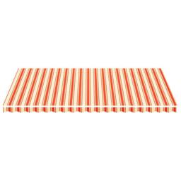 Berkfield Home Replacement Fabric for Awning Yellow & Orange 5x3 m - thumbnail 1