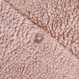 OHS Thermal Soft Teddy Fleece Duvet Cover Bedding Set in Dusty Pink - Size: Super King - thumbnail 5