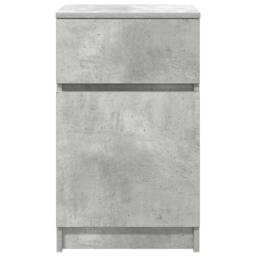 Berkfield Home Durable Bedside Cabinets 2 pcs Concrete Grey 39x35x65 cm Engineer - Size: 39 x 35 x 65 cm - thumbnail 7