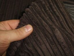 Snugg Furniture UK Limited Milo Jumbo Cord Fabric Footstool in Brown - thumbnail 2