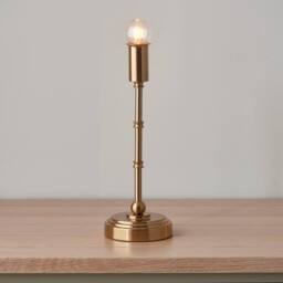 Netlighting Burley Rechargeable Table Lamp Fabric Ivy Shade 16cm in White - thumbnail 5
