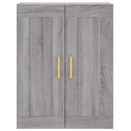 Berkfield Home Wall Mounted Cabinet Grey Sonoma 69.5x34x90 cm Engineered Wood - thumbnail 7