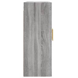 Berkfield Home Wall Mounted Cabinet Grey Sonoma 69.5x34x90 cm Engineered Wood - thumbnail 8