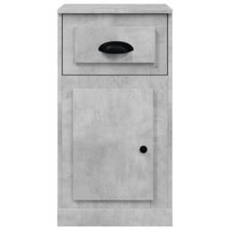 Berkfield Home Side Cabinet with Drawer Concrete Grey 40x50x75 cm Engineered Wood - Size: 40 x 50 x 75 cm - thumbnail 6
