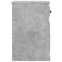 Berkfield Home Side Cabinet with Drawer Concrete Grey 40x50x75 cm Engineered Wood - Size: 40 x 50 x 75 cm - thumbnail 7