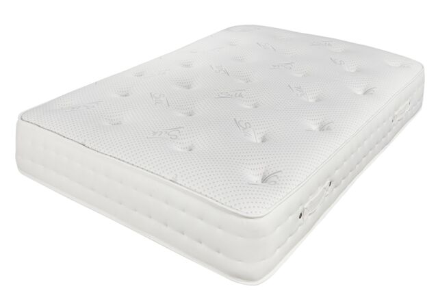 Comfort Beds Sapphire 1000 Pocket Dual Zone Hybrid Mattress in White - Size: Double - image 1