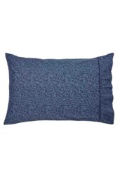 Morris & Co 'Strawberry Thief' Cotton Standard Pillowcase Pair in Blue