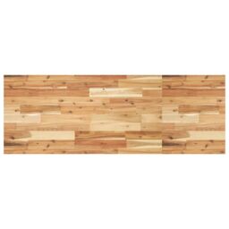Berkfield Home Bathroom Vanity Top Oil Finished 140x50x2 cm Solid Wood Acacia in Brown - Size: 140 x 50 x 2 cm - thumbnail 1