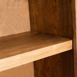 Berkfield Home Decorative Bathroom Side Cabinet Solid Pinewood 59x32x80 cm in Brown - Size: 59 x 32 x 80 cm - thumbnail 8