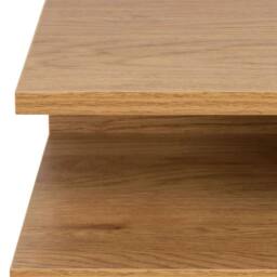 Wyld Haus Lincoln Wild Oak Effect Floating Bedside Table 1 Drawer Open Shelf in Natural - thumbnail 7