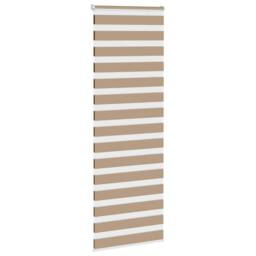 Berkfield Home Zebra Blind Sand Brown 70x230 cm Fabric Width 65.9 cm Polyester - thumbnail 3