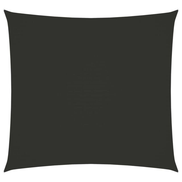 Berkfield Home Sunshade Sail Oxford Fabric Square 5x5 m Anthracite in Black - image 1