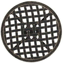Berkfield Home Garden Table Bronze √ò48x53 cm Cast Aluminium in Brown - Size: 48x53 cm - thumbnail 8